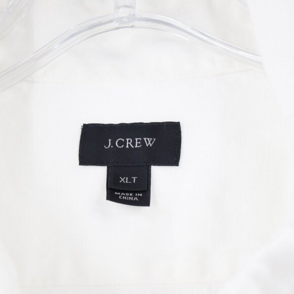 J Crew Shirt Mens XLT Baird McNutt Irish Linen Button Down Long Sleeve White - Picture 4 of 12